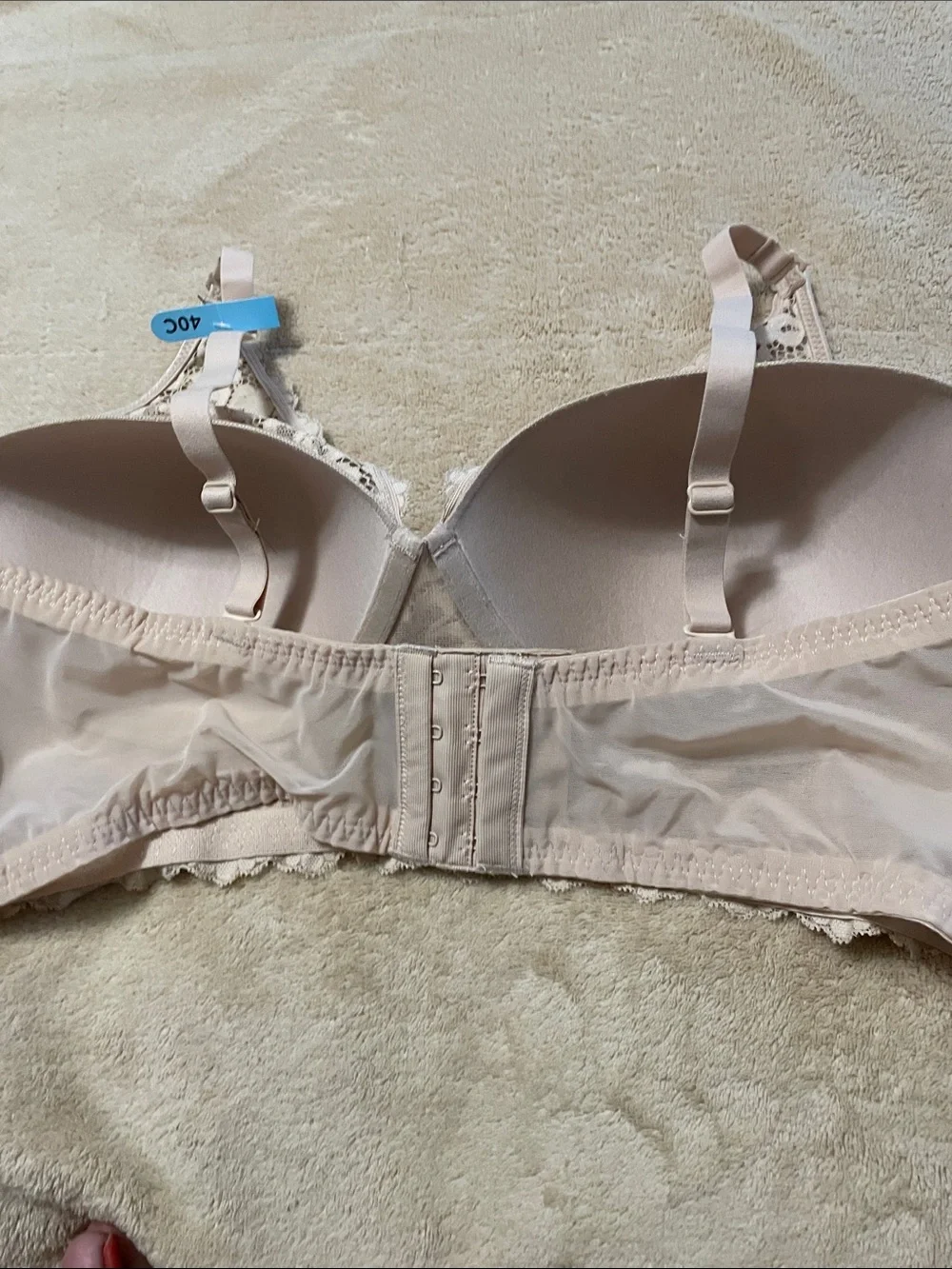 Maidenform Lace Underwire Bra - Nude